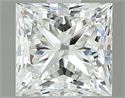 Natural Diamond 1.02 Carats, Princess with  Cut, H Color, VS2 Clarity and Certified by GIA