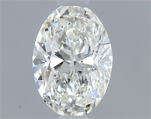 Picture of Natural Diamond 0.50 Carats, Oval with  Cut, H Color, VS1 Clarity and Certified by GIA
