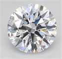 Lab Grown Diamond 1.07 Carats, Round with Ideal Cut, D Color, SI2 Clarity and Certified by IGI