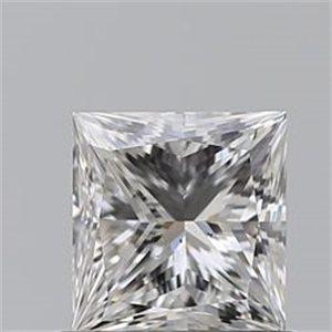 Picture of Natural Diamond 0.95 Carats, Princess with  Cut, G Color, SI1 Clarity and Certified by GIA
