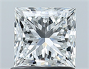Natural Diamond 1.01 Carats, Princess with  Cut, F Color, VS2 Clarity and Certified by GIA