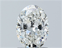 Diamante Natural 1.20 quilates, Ovalado , Color G, claridad SI2 y certificado GIA