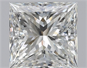 Natural Diamond 1.50 Carats, Princess with  Cut, G Color, VS2 Clarity and Certified by GIA