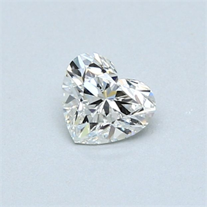 Picture of Natural Diamond 0.40 Carats, Heart with  Cut, H Color, VS2 Clarity and Certified by GIA