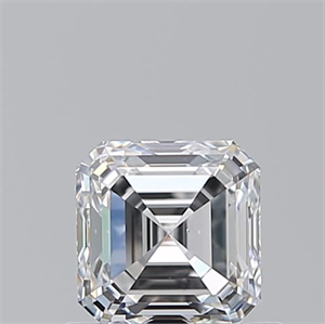 Picture of Natural Diamond 0.72 Carats, Asscher with  Cut, D Color, VS2 Clarity and Certified by GIA