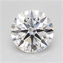 Lab Grown Diamond 1.03 Carats, Round with Ideal Cut, D Color, VVS2 Clarity and Certified by IGI