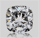 Natural Diamond 0.50 Carats, Cushion with  Cut, D Color, VVS2 Clarity and Certified by GIA