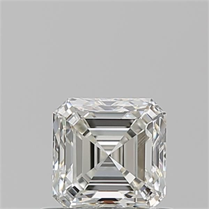 Foto Diamante Natural 0.70 quilates, Asscher , Color I, claridad IF y certificado GIA de