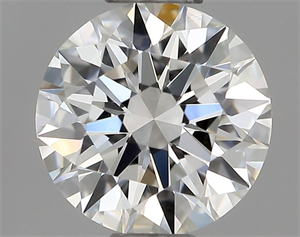 Foto Diamante Natural 0.46 quilates, Redondo , Color F, claridad VVS1 y certificado GIA de