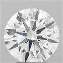 Del inventario de diamantes de laboratorio, 3.08 quilates, Redondo , Color E, claridad VS1 y certificado IGI
