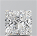 Natural Diamond 2.01 Carats, Princess with  Cut, E Color, I1 Clarity and Certified by GIA