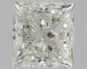 Picture of Natural Diamond 1.20 Carats, Princess with  Cut, L Color, VVS2 Clarity and Certified by GIA