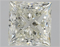 Natural Diamond 1.20 Carats, Princess with  Cut, L Color, VVS2 Clarity and Certified by GIA