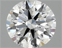 Lab Grown Diamond 1.44 Carats, Round with Ideal Cut, E Color, VS1 Clarity and Certified by IGI