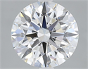 Lab Grown Diamond 2.35 Carats, Round with Excellent Cut, E Color, VS1 Clarity and Certified by GIA