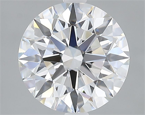 Picture of Lab Grown Diamond 2.35 Carats, Round with Excellent Cut, E Color, VS1 Clarity and Certified by GIA