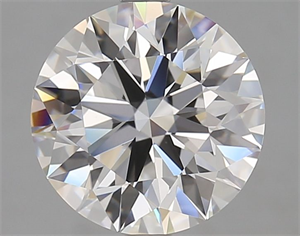 Picture of Lab Grown Diamond 3.02 Carats, Round with Excellent Cut, D Color, VVS1 Clarity and Certified by GIA