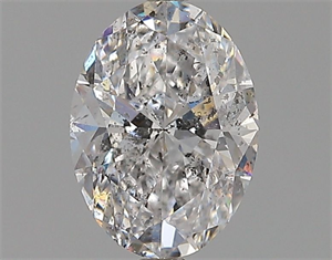 Foto Diamante Natural 1.02 quilates, Ovalado , Color E, claridad I1 y certificado GIA de