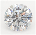 Lab Grown Diamond 2.91 Carats, Round with Ideal Cut, D Color, VVS1 Clarity and Certified by IGI