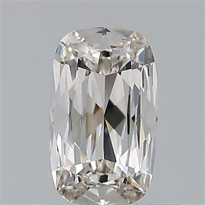 Foto Diamante Natural 0.41 quilates, Del cojín , Color J, claridad VVS1 y certificado GIA de