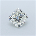 Natural Diamond 0.40 Carats, Cushion with  Cut, J Color, VS1 Clarity and Certified by GIA