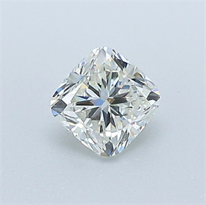 Picture of Natural Diamond 0.40 Carats, Cushion with  Cut, J Color, VS1 Clarity and Certified by GIA