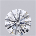 Lab Grown Diamond 0.72 Carats, Round with Ideal Cut, D Color, VS1 Clarity and Certified by IGI