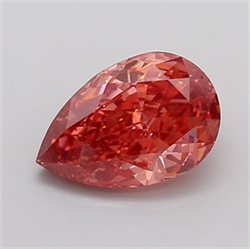 Picture of Lab Grown Diamond 2.07 Carats, Pear with  Cut, Fancy Vivid Pink Color, VS1 Clarity and Certified by IGI