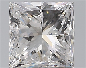 Foto Diamante Natural 0.99 quilates, Princesa , Color E, claridad VS2 y certificado GIA de