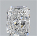 Natural Diamond 0.90 Carats, Radiant with  Cut, E Color, SI2 Clarity and Certified by GIA