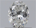 Diamante Natural 0.40 quilates, Ovalado , Color F, claridad VVS2 y certificado GIA