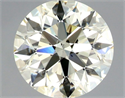 Natural Diamond 0.80 Carats, Round with Excellent Cut, M Color, SI1 Clarity and Certified by GIA