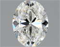 Diamante Natural 0.50 quilates, Ovalado , Color G, claridad VVS1 y certificado GIA