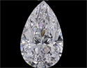 Natural Diamond 3.11 Carats, Pear with  Cut, D Color, VVS2 Clarity and Certified by GIA