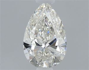 Picture of Natural Diamond 0.60 Carats, Pear with  Cut, J Color, SI2 Clarity and Certified by GIA