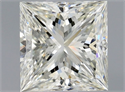 Natural Diamond 1.01 Carats, Princess with  Cut, J Color, VVS2 Clarity and Certified by GIA