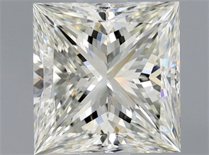 Picture of Natural Diamond 1.01 Carats, Princess with  Cut, J Color, VVS2 Clarity and Certified by GIA