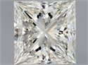 Natural Diamond 1.01 Carats, Princess with  Cut, J Color, VVS2 Clarity and Certified by GIA