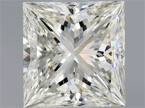 Picture of Natural Diamond 1.01 Carats, Princess with  Cut, J Color, VVS2 Clarity and Certified by GIA