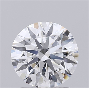 Picture of Lab Grown Diamond 1.52 Carats, Round with Ideal Cut, D Color, VS1 Clarity and Certified by IGI