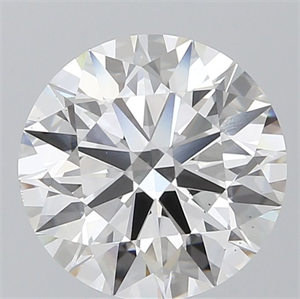 Picture of Lab Grown Diamond 4.81 Carats, Round with Ideal Cut, G Color, VS2 Clarity and Certified by IGI