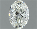Diamante Natural 0.90 quilates, Ovalado , Color J, claridad SI1 y certificado GIA