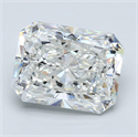 Natural Diamond 5.02 Carats, Radiant with  Cut, G Color, VS2 Clarity and Certified by GIA