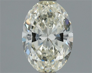 Picture of Natural Diamond 1.00 Carats, Oval with  Cut, K Color, VVS2 Clarity and Certified by IGI