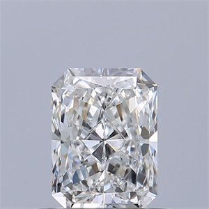 Picture of Natural Diamond 0.50 Carats, Radiant with  Cut, E Color, VS1 Clarity and Certified by GIA