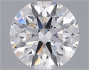 Del inventario de diamantes de laboratorio, 3.07 quilates, Redondo , Color D, claridad VVS2 y certificado IGI