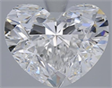 Natural Diamond 5.01 Carats, Heart with  Cut, E Color, IF Clarity and Certified by GIA
