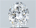 Diamante Natural 1.01 quilates, Ovalado , Color D, claridad SI1 y certificado GIA