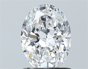 Foto Diamante Natural 1.01 quilates, Ovalado , Color D, claridad SI1 y certificado GIA de
