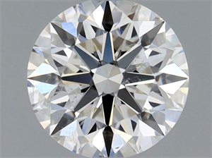 Picture of Natural Diamond 0.50 Carats, Round with Excellent Cut, G Color, SI2 Clarity and Certified by GIA